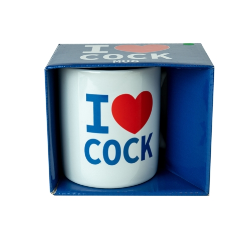 I Love Cock Mug - White