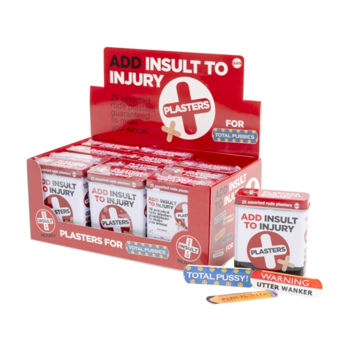 Add Insult to Injury Plasters